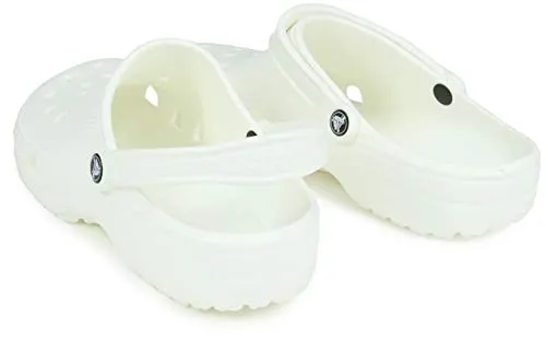 crocs Unisex Classic Clog,White,12 M US Men's / 14 M US Women's