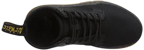 Dr. Martens Men's Combs Nylon Combat Boot, Black, 10 UK/11 M US