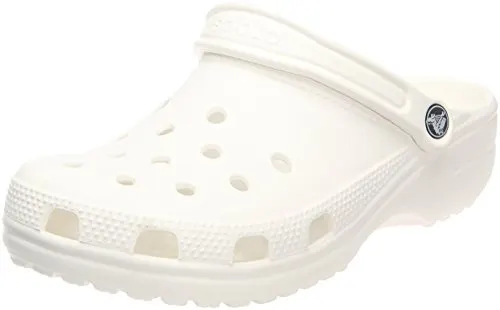 crocs Unisex Classic Clog,White,12 M US Men's / 14 M US Women's