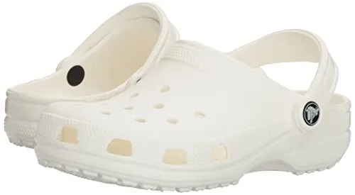 crocs Unisex Classic Clog,White,12 M US Men's / 14 M US Women's
