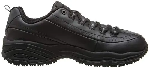 Skechers for Work Women's Soft Stride-Softie Lace-Up, Black, 8.5 D - Wide