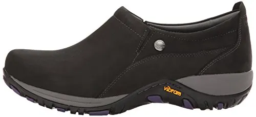Dansko Women's Patti Flat, Black Milled Nubuck, 36 EU/5.5-6 M US