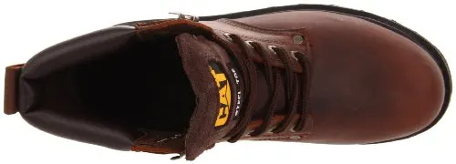 Caterpillar Men's Second Shift Steel Toe Work Boot,Dark Brown,11 M US
