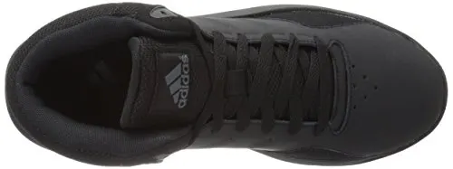 adidas NEO Men's Cloudfoam Ilation Mid Basketball Shoe, Black/Black/Onix, 10.5 M US