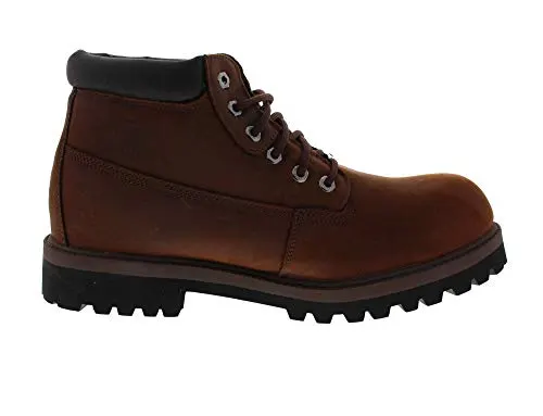Skechers Men's Sergeants-Verdict Waterproof Boot,Dark Brown,10.5 M US