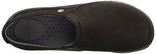 Dansko Women's Patti Flat, Black Milled Nubuck, 36 EU/5.5-6 M US
