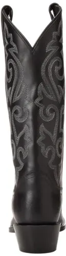 Justin Boots Men's Classic Western, Black London Calf, 6 EE US