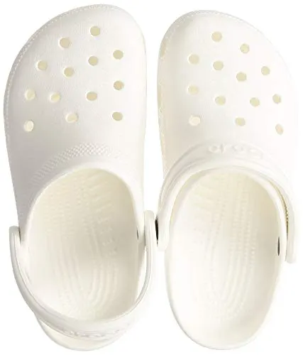 crocs Unisex Classic Clog,White,12 M US Men's / 14 M US Women's