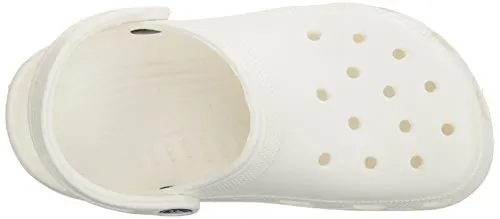 crocs Unisex Classic Clog,White,12 M US Men's / 14 M US Women's