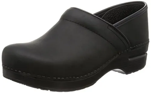 Dansko Women's Professional Mule,Black Oiled,35 EU/4.5-5 M US