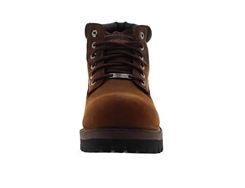 Skechers Men's Sergeants-Verdict Waterproof Boot,Dark Brown,10.5 M US