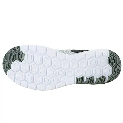 NIKE Mens Flex Experience RN 6 White Black Wolf Grey Size 6.5