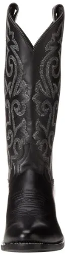 Justin Boots Men's Classic Western, Black London Calf, 6 EE US