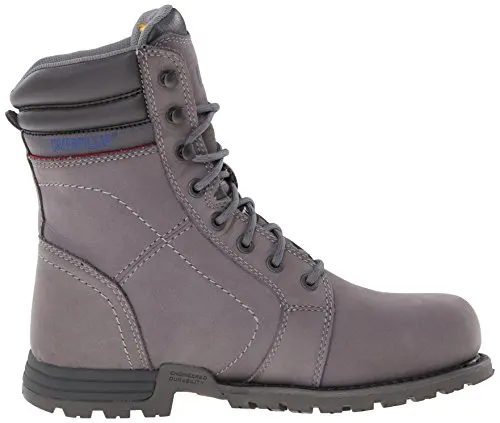 Caterpillar Women's Echo Waterproof Steel Toe Work Boot, Frost Grey, 9 M US