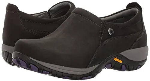 Dansko Women's Patti Flat, Black Milled Nubuck, 36 EU/5.5-6 M US