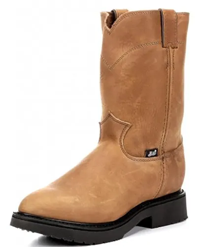 Justin Original Work Boots Men's Double Comfort 4760 Work Boot,Aged Bark,8.5 D US