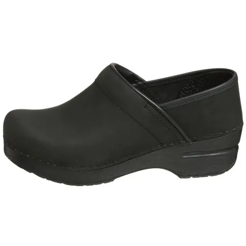 Dansko Women's Professional Mule,Black Oiled,35 EU/4.5-5 M US