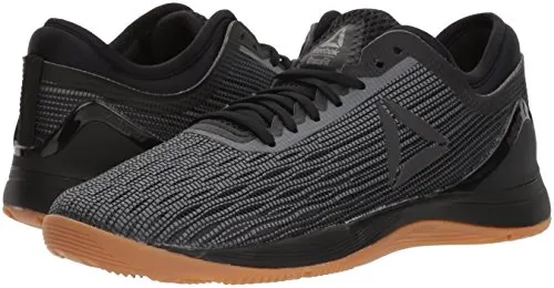 Reebok Women's CROSSFIT Nano 8.0 Flexweave Cross Trainer, Black/Alloy/Gum, 7.5 M US