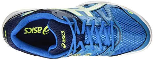 ASICS Volleyball Shoes Men's Gel-Rocket 7 - Neon Green/White/Black, 11.5