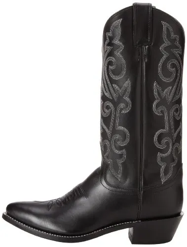 Justin Boots Men's Classic Western, Black London Calf, 6 EE US