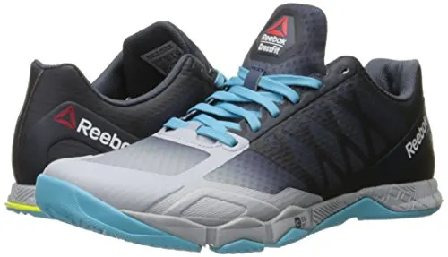 Reebok Women's Crossfit Speed TR Cross-Trainer Shoe, Cloud Grey/Royal Slate/Crisp Blue/Hero Yellow, 5 M US