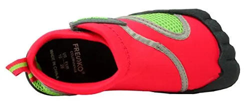 Fresko Toddler Water Shoes for Boys and Girls, T1031, Pink, 6 M US Toddler
