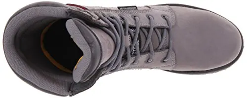 Caterpillar Women's Echo Waterproof Steel Toe Work Boot, Frost Grey, 9 M US