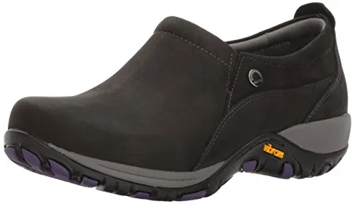 Dansko Women's Patti Flat, Black Milled Nubuck, 36 EU/5.5-6 M US