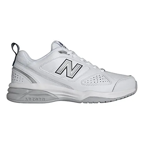 New Balance Women's WX623V3 Training Shoe-W, White/Navy, 9.5 B US