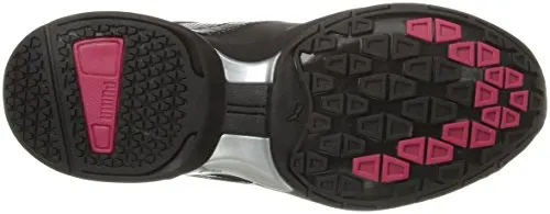 PUMA Women's Tazon 6 WN's fm Cross-Trainer Shoe, Black Silver/Beetroot Purple, 5.5 M US