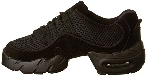 Bloch Women's Boost Mesh Dance Sneaker S0538L, Black, 9 X(Medium) US
