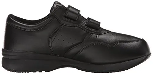Propet Men's Life Walker Strap Sneaker,Black, 10.5 M (D)