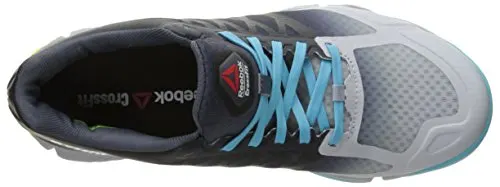 Reebok Women's Crossfit Speed TR Cross-Trainer Shoe, Cloud Grey/Royal Slate/Crisp Blue/Hero Yellow, 5 M US