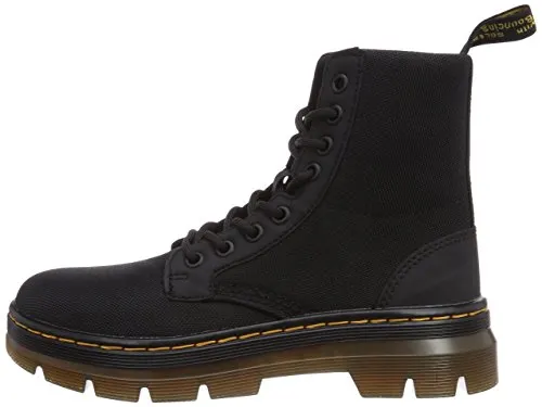 Dr. Martens Men's Combs Nylon Combat Boot, Black, 10 UK/11 M US