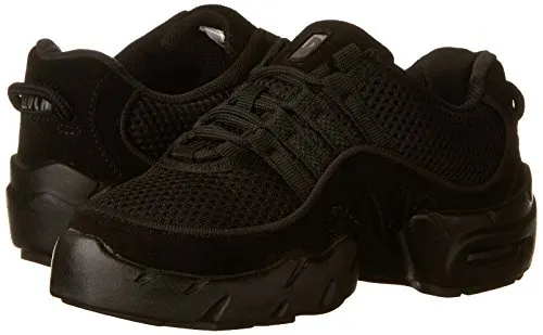Bloch Women's Boost Mesh Dance Sneaker S0538L, Black, 9 X(Medium) US