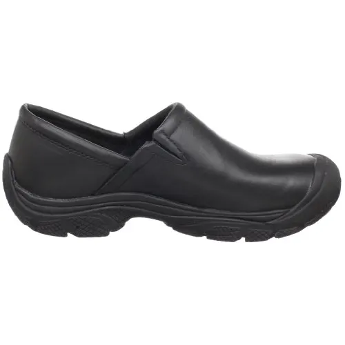 KEEN Utility Men's PTC Slip On Work Shoe,Black,10.5 M US