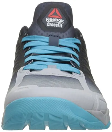 Reebok Women's Crossfit Speed TR Cross-Trainer Shoe, Cloud Grey/Royal Slate/Crisp Blue/Hero Yellow, 5 M US