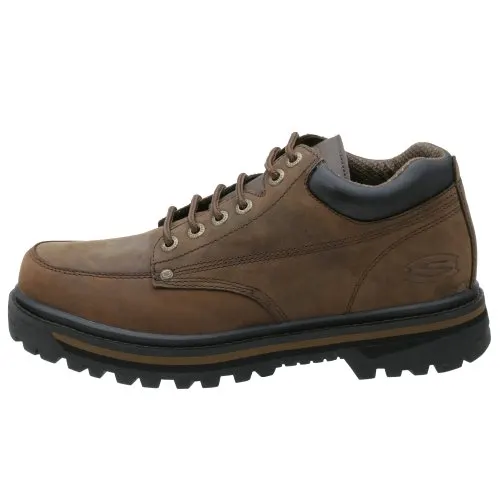 Skechers Men's Mariner Low Boot,Dark Brown,8.5 M US