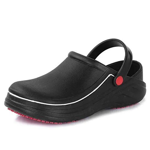 FANTURE Men Women Slip Resistant Specialist Chef Clogs Mulitfunctional Restaurant Kitchen Garden Safety Work Medical Shoes
