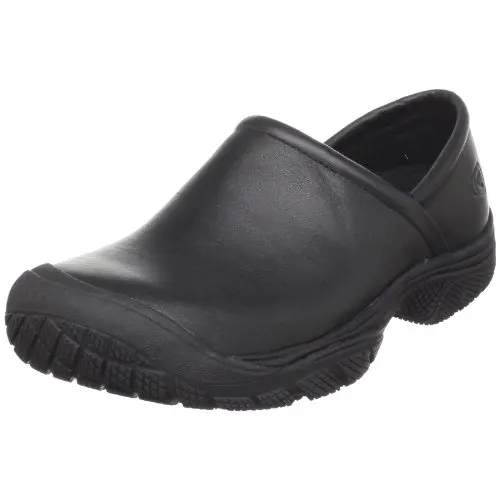 KEEN Utility Men's PTC Slip On Work Shoe,Black,10.5 M US