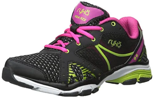 RYKA Women's vida RZX, Black Pink/Lime Blaze, 9 M US