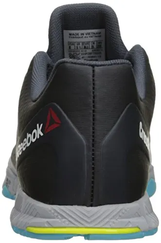 Reebok Women's Crossfit Speed TR Cross-Trainer Shoe, Cloud Grey/Royal Slate/Crisp Blue/Hero Yellow, 5 M US