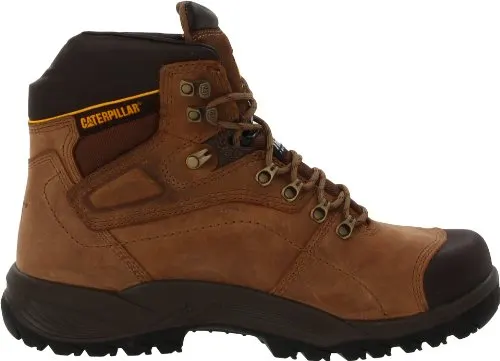Caterpillar Men's Diagnostic Steel-Toe Waterproof Boot,Dark Beige,10.5 M US