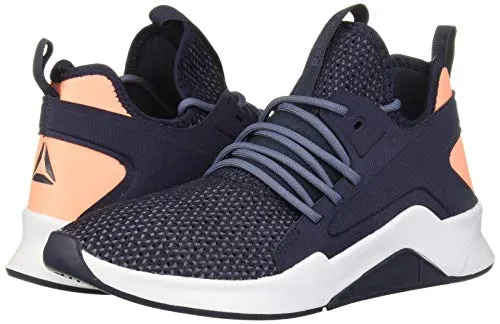 Reebok Women's GURESU 2.0 Dance Shoe, Heritage NVY/Washed Indigo/Sunglow, 5 M US