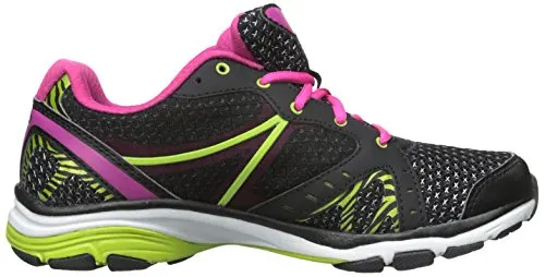 RYKA Women's vida RZX, Black Pink/Lime Blaze, 9 M US