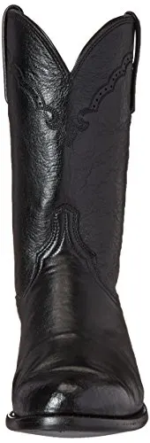 Lucchese Bootmaker Men's Lawrence-blk Lonestar Calf Roper Riding Boot, Black, 9 D US