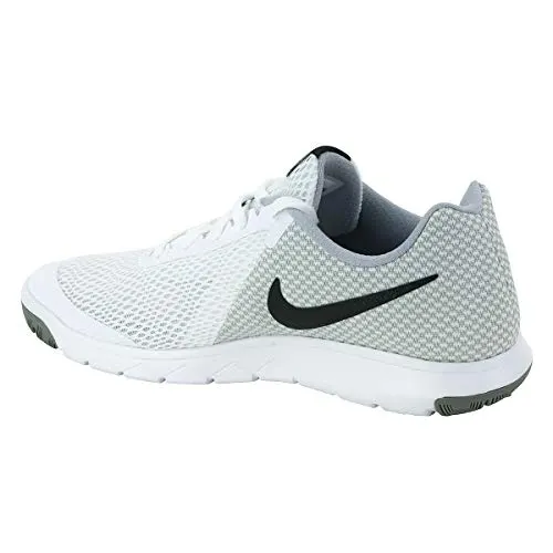 NIKE Mens Flex Experience RN 6 White Black Wolf Grey Size 6.5