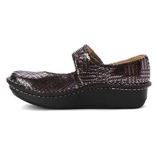 Alegria Paloma, Black Embossed Rose, 35 (US Women's 5-5.5) Wide