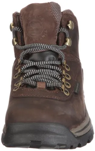 TimberlanD Women's White LeDge MiD Ankle Boot,Dark Brown,8 M US