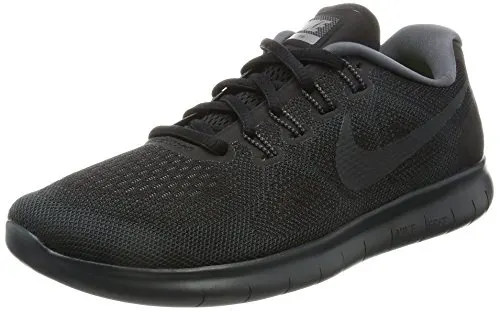 Nike Womens Free RN 2017 Running Shoe (8 B(M) US, Black/Anthracite Dark Grey)